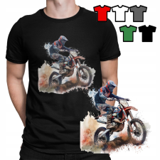 FÉRFI PÓLÓ - MOTOROSOKNAK MOTOROS GYORSULÁSI PÁLYA - XXL férfi póló