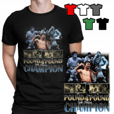  Férfi póló póló - Manny Pacquiao BOKS MMA BALKING CLOT - XXL