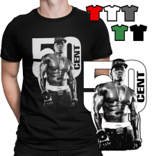 FÉRFI PÓLÓ PÓLÓ MINTÁK A VÁLASZTÁSOD - 50CENT RAPPER HIP HOP - S férfi póló