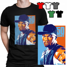  FÉRFI PÓLÓ PÓLÓ MINTÁK A VÁLASZTÁSOD - 50CENT RAPPER HIP HOP - XXXL 3XL