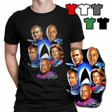  FÉRFI PÓLÓ PÓLÓ MINTÁK - STAR TREK SZÍNEK - L