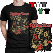  FÉRFI PÓLÓ PÓLÓ MINTÁK VÁLASZTÁS - ROLLING STONES METAL ZENE - XS férfi póló