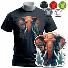  FÉRFI PÓLÓ PÓLÓ PÓLÓ MINTÁK A VÁLASZTÁS - ELEFÁNT SZAFARI AFRIKA TRUMP - 3XL férfi póló