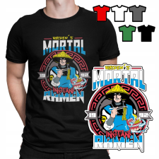 Férfi póló póló - Raidens Mortal KOMBAT PRESENT - S férfi póló