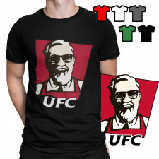 FÉRFI PÓLÓ - UFC KFC DESIGN AJÁNDÉK - XXXL 3XL férfi póló