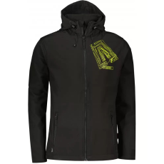 Férfi softshell kabát ALTISPORT ALM000AL528 FEKETE ÉS ZÖLD méret: XL