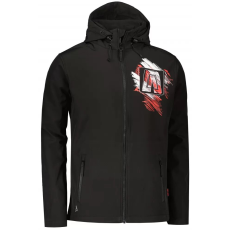  Férfi softshell kabát ALTISPORT ALM032AL528 FEKETE ÉS PIROS méret: XL