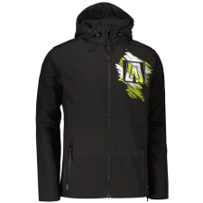 Férfi softshell kabát ALTISPORT ALM032AL528 FEKETE ÉS ZÖLD méret: L férfi kabát, dzseki