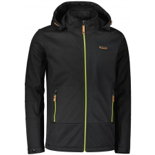 Férfi softshell kabát ALTISPORT COLBY FEKETE/ZÖLD méret: XL férfi kabát, dzseki