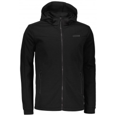 Férfi softshell kabát KIXMI RIVER FEKETE méret: L férfi kabát, dzseki