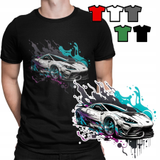  FÉRFI T-SHIRT T MINTÁK A VÁLASZTÁSOD SZERINT - VERSENYAUTÓK - XS férfi póló
