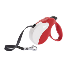  Ferplast Amigo Tape Mini automata póráz Red White (75702022) nyakörv, póráz, hám kutyáknak