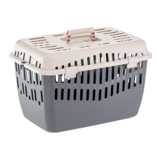 Ferplast Binny 2 Grey Large kisállat szállító 47,5x32x33cm (73006499) ketrec, szállítóbox rágcsálóknak