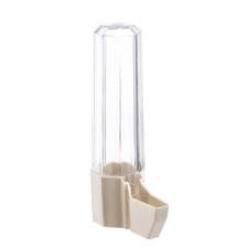 Ferplast Cristal 4554 univerzális madár önitató - fehér etető, itató madaraknak
