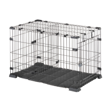  Ferplast Doggy Hub 105 Black - összecsukható fém szállító box 106x69x70cm (73178117) szállítóbox, fekhely kutyáknak