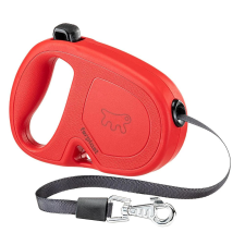 Ferplast Flippy ONE M Piros szalagos automata póráz 5M/25kg nyakörv, póráz, hám kutyáknak
