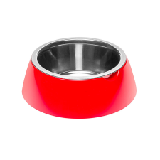 Ferplast Jolie Bowl 0,85L Medium Fém Betétes Tál (70983022) Red kutyatál