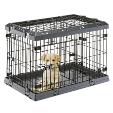 Ferplast Superior 75 fekete kutyaketrec 77 x 51 x 55 cm szállítóbox, fekhely kutyáknak