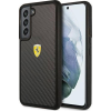 Ferrari CG MOBILE FERRARI ON TRACK REAL szilikon telefonvédő (műanyag hátlap, karbon minta) FEKETE Samsung Galaxy S22 Plus (SM-S906) (FEHCS22MFCAK) (91974)