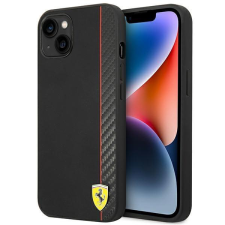 Ferrari FEHCP14SAXBK iPhone 14 6.1 &quot;fekete keménytok Carbon tok és táska