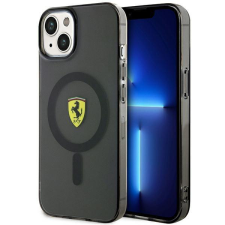 Ferrari FEHMP14MURKK iPhone 14 Plus 6,7" fekete/fekete keménytok áttetsző Magsafe tok és táska