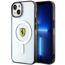 Ferrari FEHMP14MURKT iPhone 14 Plus 6,7&quot; átlátszó keménytok Outline Magsafe tok és táska