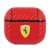 Ferrari FESA3CARE AirPods 3 borító piros Track PU Carbon