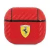 Ferrari FESA3CARE AirPods 3 borító piros Track PU Carbon