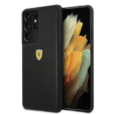 Ferrari FESPEHCS21LBK S21 Ultra G996 fekete On Track perforált keménytok tok és táska
