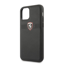 Ferrari Off Track iPhone 11 Pro Max lyukacsos tok fekete (FEOBAHCN65BK) (FEOBAHCN65BK) tok és táska