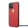 Ferrari On Track IP 11 Pro Max piros puha PU gumitok