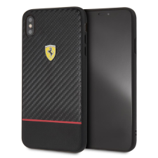 Ferrari On-Track Racing Shield iPhone XR tok fekete (FESBOHCI61BK) (FESBOHCI61BK) tok és táska