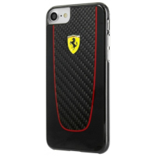Ferrari SF Pit Stop iPhone 7 karbon tok fekete (FEPICHCP7BK) tok és táska