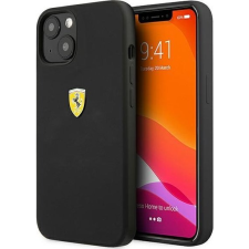Ferrari Silicone Apple iPhone 13 mini hátlap tok, fekete (FESSIHCP13SBK) tok és táska