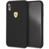 Ferrari Szilikon SF tok pajzs logóval iPhone XR fekete