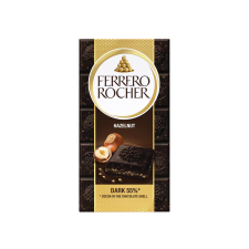 Ferrero Rocher mogyorós táblás étcsokoládé - 90g csokoládé és édesség