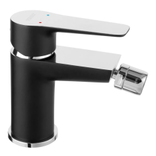 Ferro Bidé csaptelep, leeresztőszeleppel, Adore Black/Chrome, Ferro csaptelep