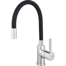 Ferro BZA4B Zumba Mosogató Csaptelep, Álló, Flexibilis - Forgatható, Egykaros, Fekete (BZA4B) csaptelep