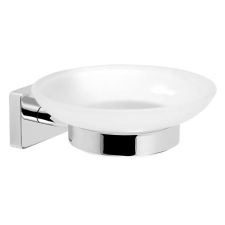Ferro Szappantartó üvegtál, króm, Greta, Ferro fürdőszoba kiegészítő