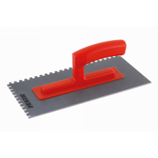 Festa Műanyag simító ABS 280 x 140/3 mm fogazott 6 x 6 kőműves és burkoló szerszám