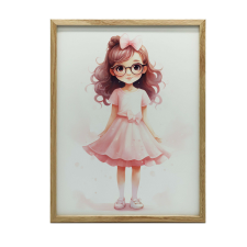  FESTÉS VÁSZONRA PINK JOY 50x70 CM KERET NÉLKÜL PREMIUM VÁSZON grafika, keretezett kép