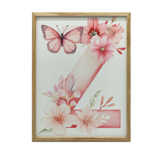 FESTÉS VÁSZONVIRÁGRA FINOM KERET NÉLKÜL PREMIUM VÁSZON 30x40 CM grafika, keretezett kép