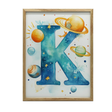 FESTMÉNY VÁSZONRA COSMIC K 70x100 CM PREMIUM VÁSZON KERET NÉLKÜL grafika, keretezett kép