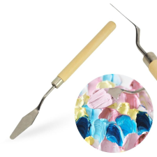  Festőkés - hegyes fejű (4,5cm) palettakés dekorációs kellék