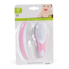 FÉSŰ szett kefével PINK babaápolási kellék