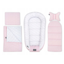 Fészek babáknak 5 részes készlet AURORA Pinky by Bellochi babafészek