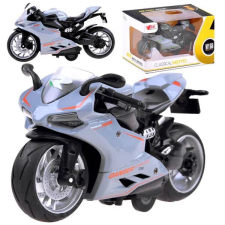 Feszítőrudas versenymotor modell autópálya és játékautó
