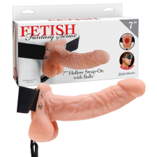  Fetish Strap-on 7 - felcsatolható dildó (natúr) műpénisz, dildó