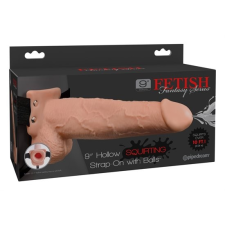  Fetish Strap-On 9 - felcsatolható, üreges, spriccelő dildó ( műpénisz, dildó