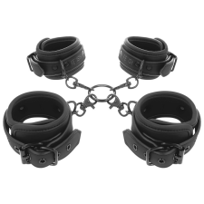  FETISH SUBMISSIVE- KÉZ- ÉS BOKABILINCSEK KÉSZLET NEOPRÉN BÉLÉSSEL bilincs, kötöző
